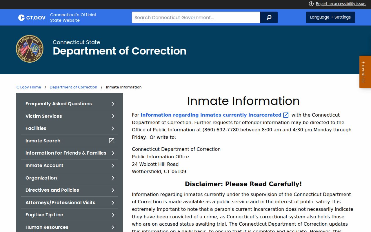 Middlesex County arrest custody daily update warning