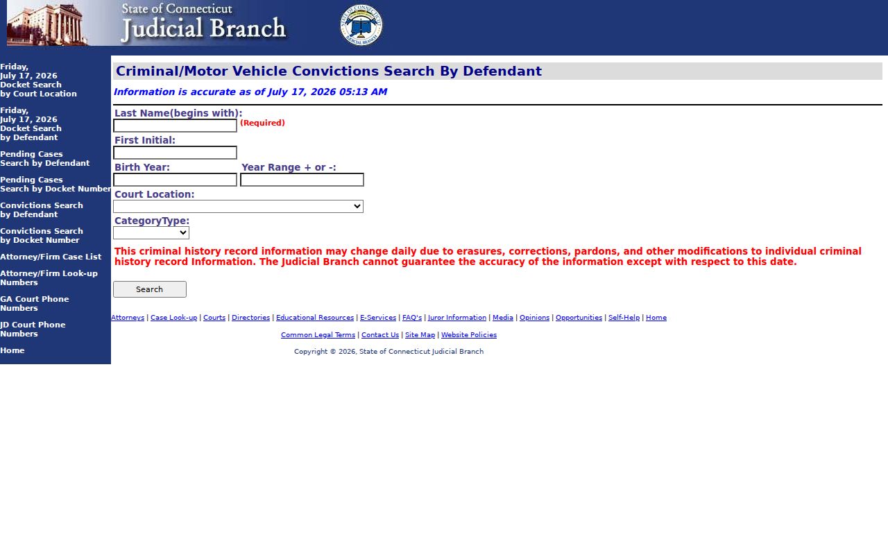 Middlesex County criminal court disposed case search